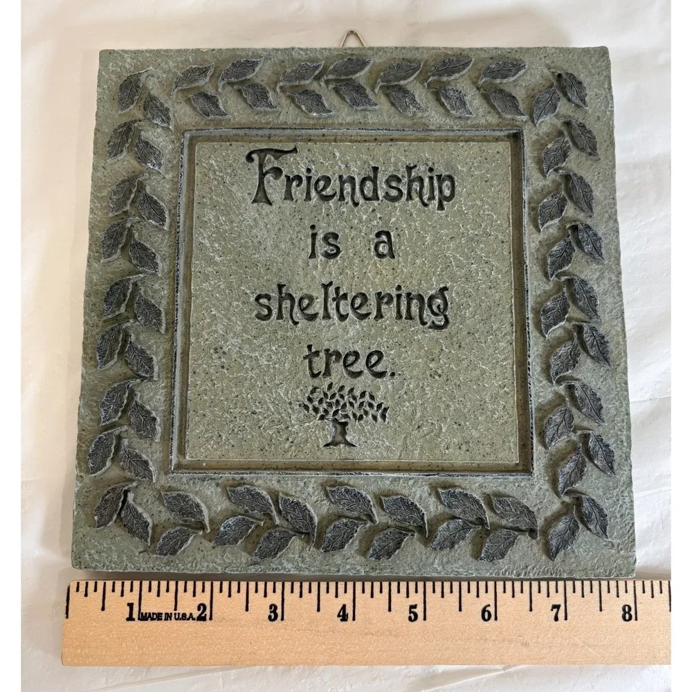 Friendship Is A Sheltering Tree Wall‎ Hanging Sign 8
